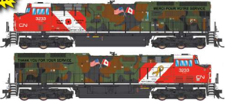 Otter Valley Railroad Model Trains Tillsonburg Ontario Canada Ho Scale Locomotives Intermountain 497109s 02 Ho Et44 Tier 4 Dcc Sound Cn Veterans 3233