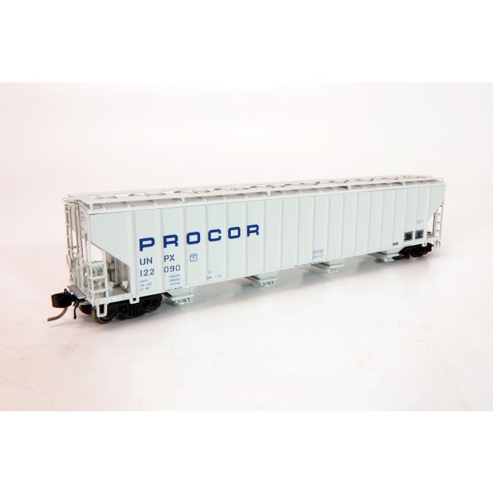 Rapido Trains 560001-2 - N Procor 5820 Covered Hopper - UNPX - Procor Blue Stencil #122081