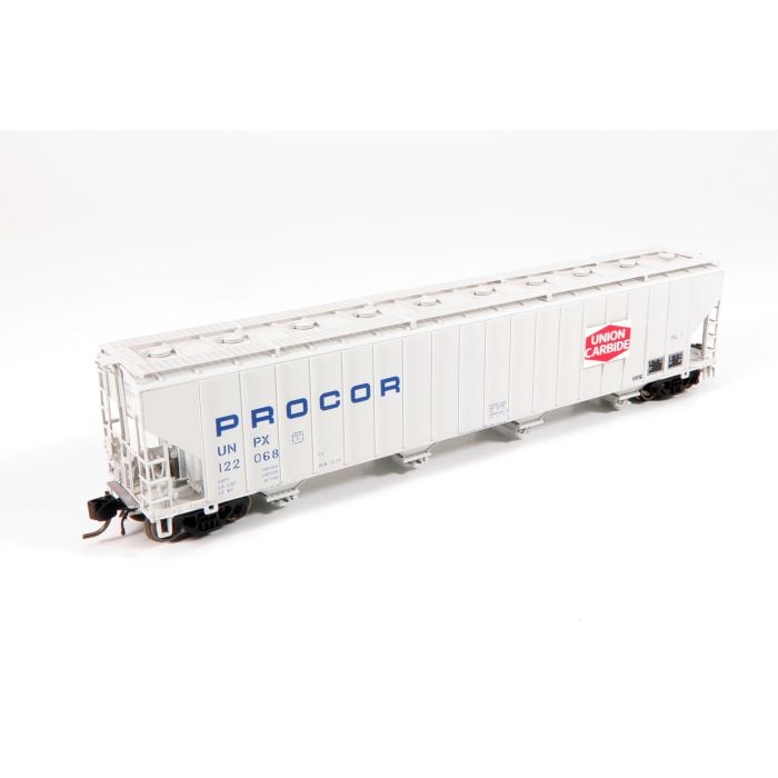 Rapido Trains 560003-2 - N Procor 5820 Covered Hopper - UNPX - Procor W/ Union Carbide #122026