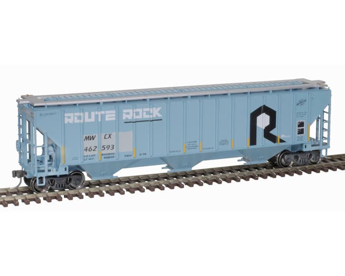Atlas 50005925 - Trainman N Scale 4750 Covered Hopper - Midwest Railcar (Ex-Rock) #462629