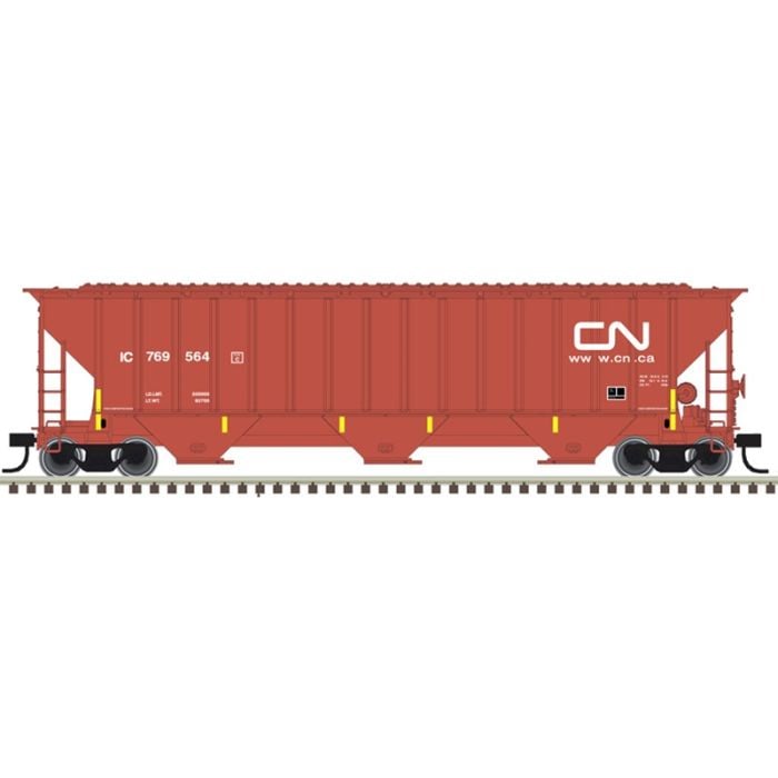 Atlas 20006654 - Trainman HO Thrall 4750 Covered Hopper - Canadian National (IC) #769578