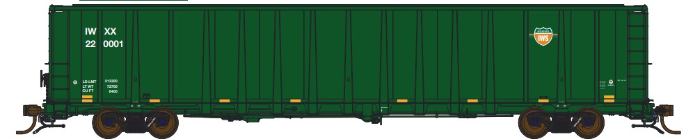 Otter Valley Railroad Model Trains - Tillsonburg, Ontario Canada ::  OVRTRAINS Freight Cars :: Otter Valley Railroad 64100 - HO NSC 64 Ft 6400  CuFt Scrap and Trash Gondola - IWXX #220040