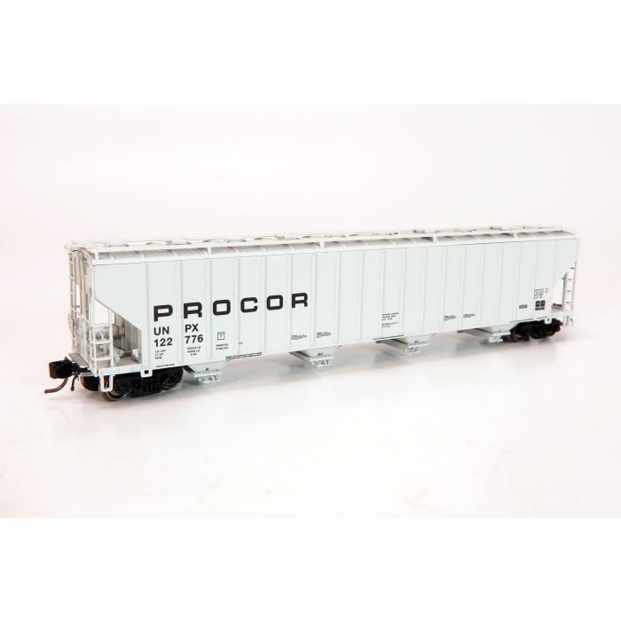Rapido Trains 560005-4 - N Procor 5820 Covered Hopper - UNPX - Procor Low Black Solid #122674