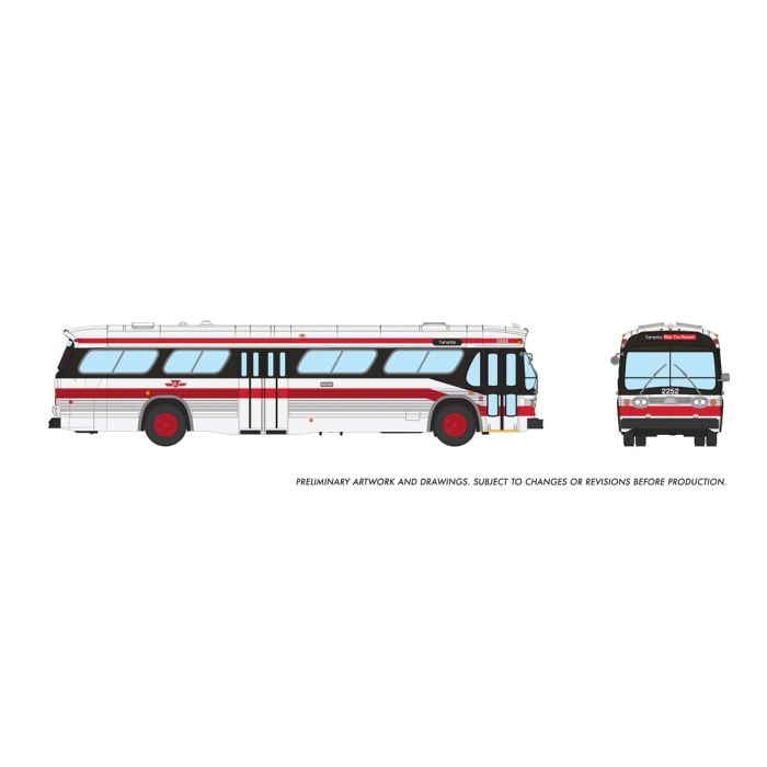 Rapido 751106 - HO 1/87 New Look Bus (Deluxe) - TTC - #2252 - As Preserved 