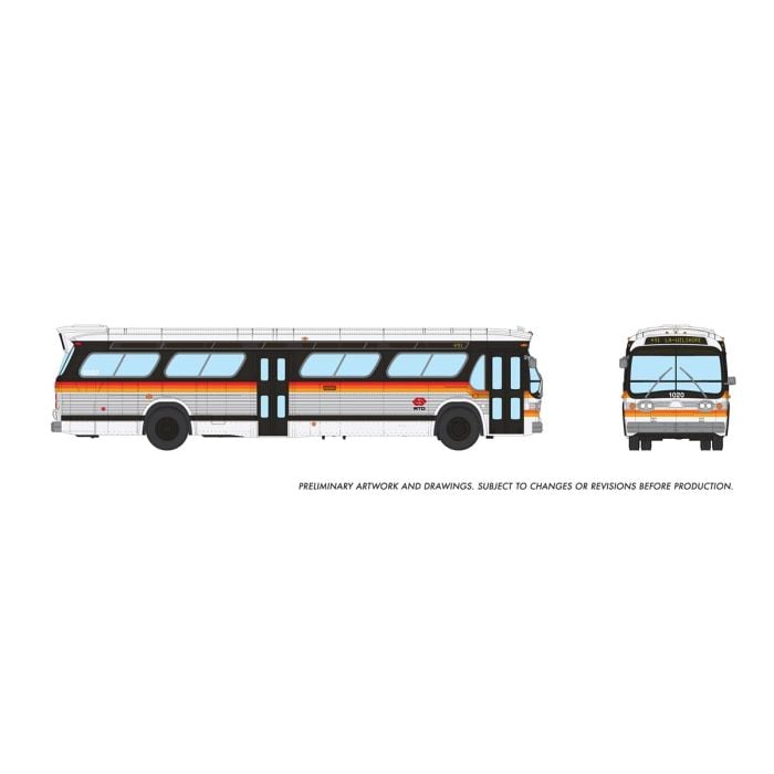 Rapido 753141 - HO 1/87 New Look Bus (Deluxe) - Los Angeles SCRTD #1047