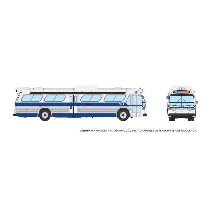 Rapido 753152 - HO 1/87 New Look Bus (Deluxe) - New York MTA - Blitz #5375