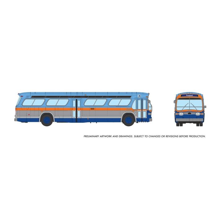 Rapido 753155 - HO 1/87 New Look Bus (Deluxe) - Long Island MSBA #684