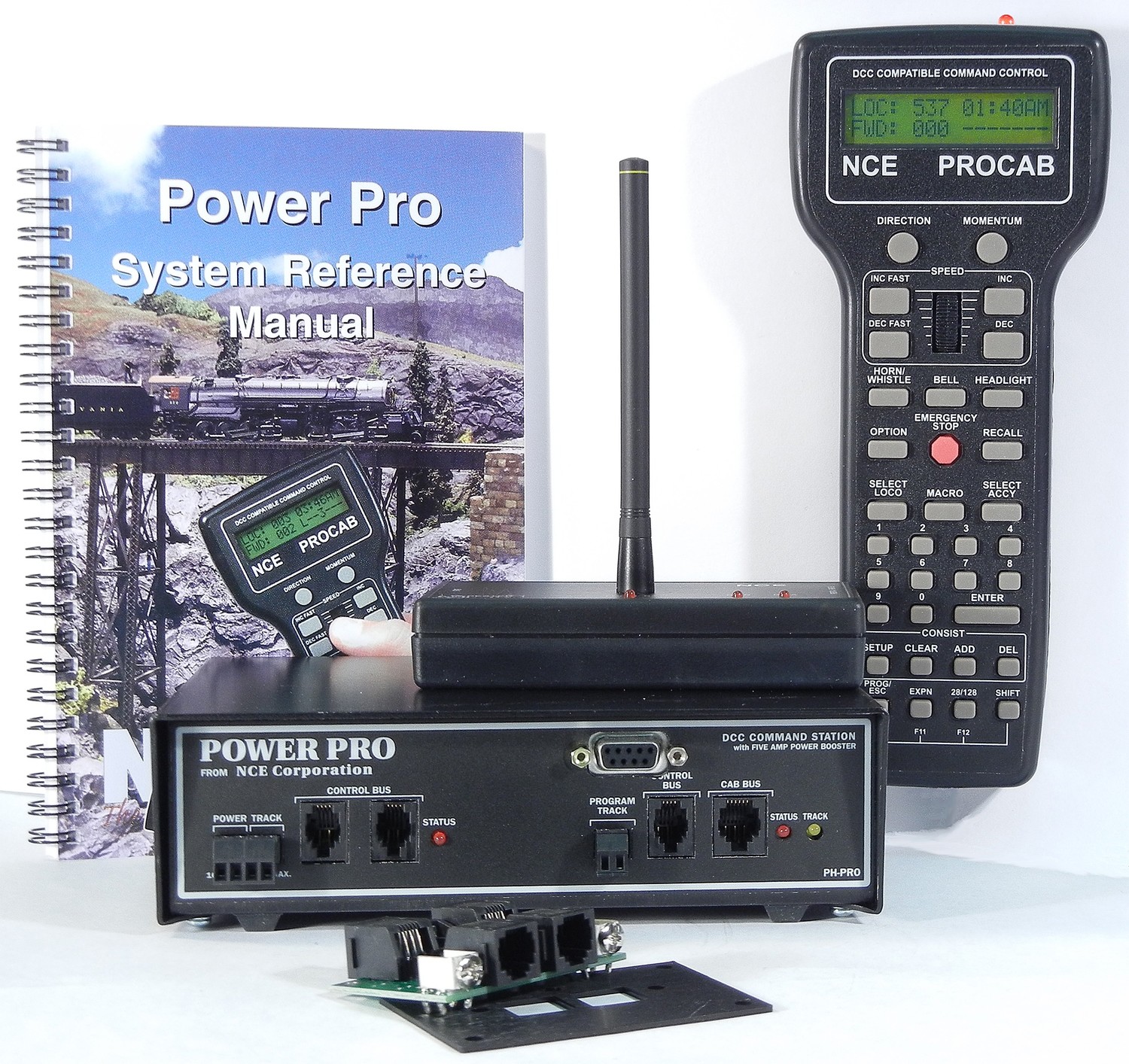 NCE 36 - PH5-R Power Pro 5, DCC Complete Wireless System