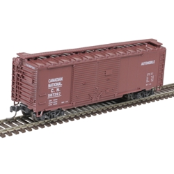Atlas Trainman 50006192 - N Scale 40ft Double Door Boxcar - Canadian National #537937