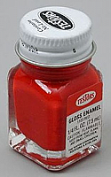 Testors Corp 1103 - Paint PLA Enamel - Gloss Red - 1/4oz Bottle 