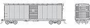 Rapido 180099 - HO 1937 AAR 40Ft Boxcar - Square Corner Ends - Undecorated Car