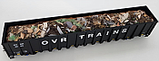 Otter Valley RailRoad HO 6400 Gondola Trash Load - Single Version 2 