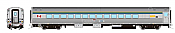Rapido 115136 HO Budd Small Window Coach: VIA Rail - HEP2 Coach Scheme: #4107