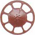 Kadee 2035 HO Modern Brake Wheel - Red Oxide