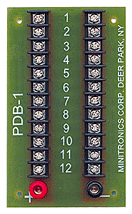 Miniatronics Corp. PDB1 - 12-Position Prewired Power Distribution Block - Rated at 15 Amps