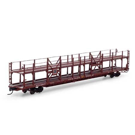 Athearn 15032 N F89-F Bi-Level Auto Rack, CB&Q /BTTX #930171