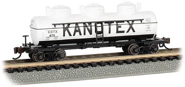 Bachmann 17157 - N Scale 3-Dome Tank Car - Kanotex #879