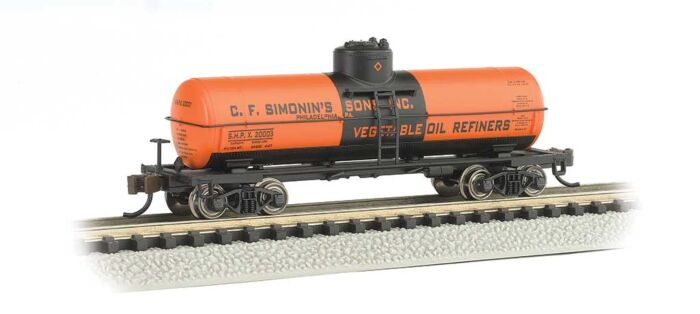 Bachmann Industries 17866 - N Scale ACF 36Ft 6inch 10,000-Gallon Tank Car - Ready to Run Silver S...