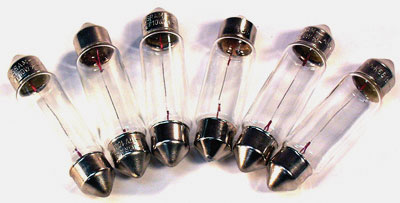 NCE 229 Six pack of 1 Amp replacement lamps for CP6