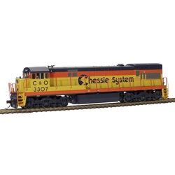 Atlas 10003570 - HO U30C Gold - DCC & Sound - Chessie System (C&O) #3307