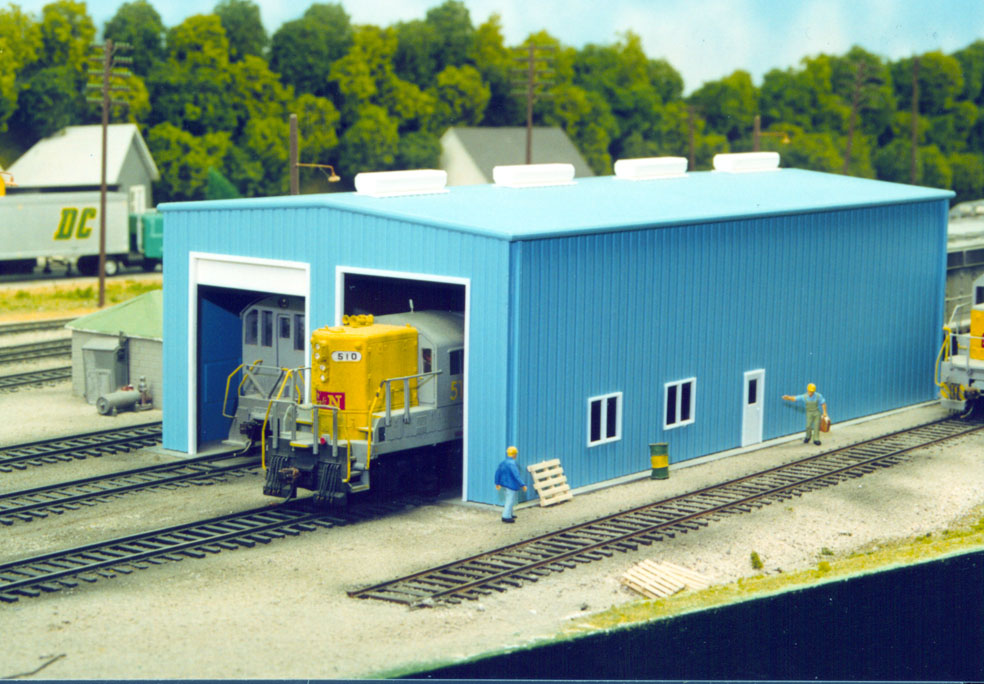 Pikestuff 8 - HO 1 or 2 Stall Engine House - Kit