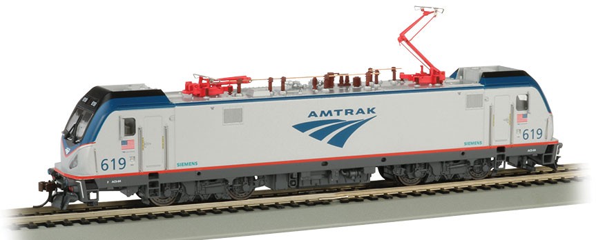 Bachmann 67402 HO - Siemens ACS-64 - DCC & Sound - Amtrak #619