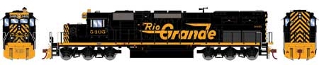 Athearn 73145 - HO SD40T-2 - DCC & Sound - D&RGW (Rio Grande) #5405