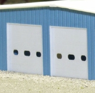 Pikestuff 8107 - N Scale Fire Station Overhead Door - pkg(2)