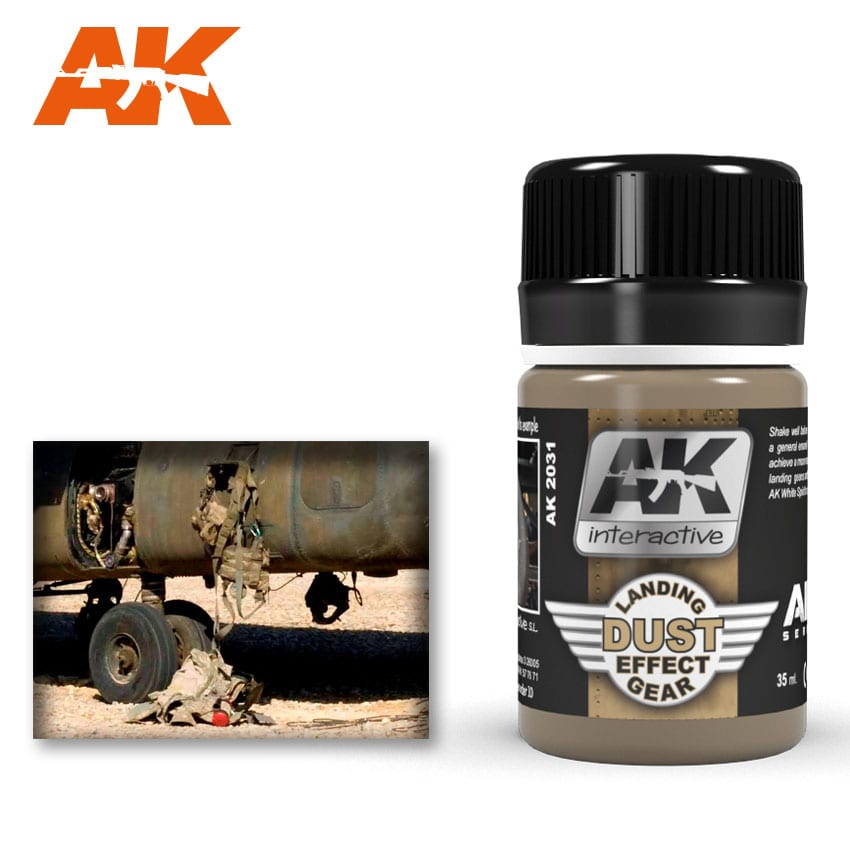 AK Interactive 2031 Air Series Landing Gear Dust Effect Enamel Wash 35ml