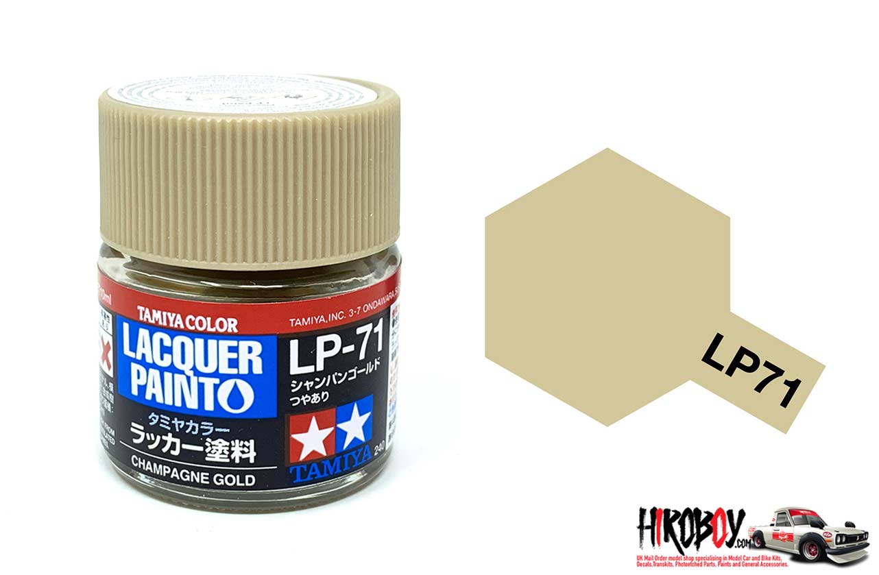 Tamiya LP71 Champagne Gold  Mini Lacquer Finish 10ml