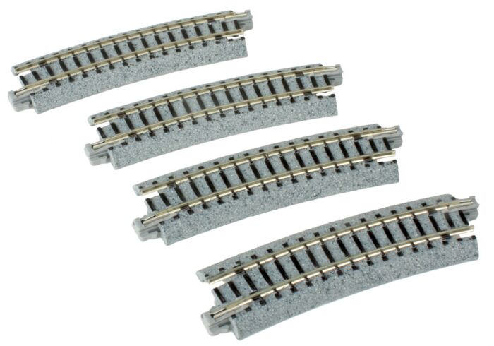 Kato Unitrack 20121 - N Scale Curved Roadbed Track Section - 15-Degree 12-3/8 inch (315mm) Radius...