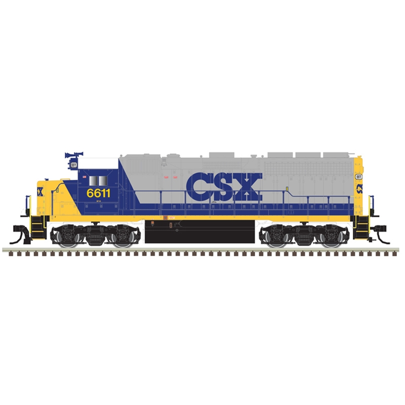 Atlas 10004026 - HO GP40 - Gold DCC & Sound - CSX (Bright Future) #6604