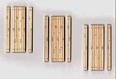 Blair Line 119 - HO 1-3/4 inch 1-Lane Wood Grade Crossing - Kit (3/pk)