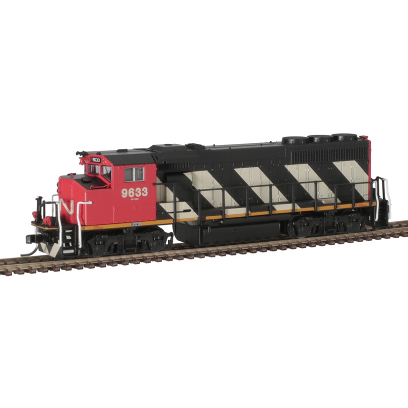 Atlas Model Railroad 40004881 - N Scale GP40-2w - DCC/Sound - Canadian National (Zebra Stripes) #...