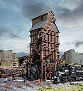 Walthers Cornerstone 3823 - N Scale Wood Coaling Tower - Kit