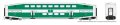 Rapido 146039 - HO Single BiLevel Commuter Car - GO Transit (Late Scheme) - Unnumbered Coach