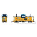 Rapido 510019 - N Wide Vision Caboose: Ontario Northland - Chevron: #126