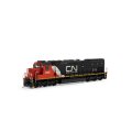 Athearn 86977 - HO SD45T-2 Locomotive with DCC & Sound, Canadian National #408