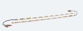 ESU LLC 50708 - HO, N, TT - LED Lighting Strip w/DCC Decoder and Red Marker Lights - Warm White