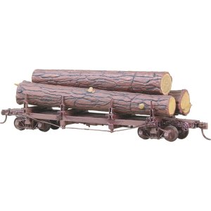 Kadee 103 - HO Truss Log Car w/Load - Kit