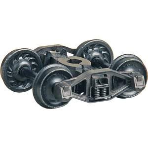 Kadee 572 - HO Bettendorf T-Section Self Centering Trucks - 33 Inch Ribbed Back HGC Wheels