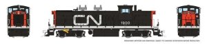 Rapido 10069 - HO GMD-1 - DC/Silent - Canadian National (1900s Noodle w/ Black Cab) #1903