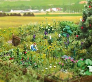 Walthers SceneMaster 1117 - HO Overgrown Garden - Kit