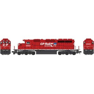 Bowser 24917 - HO GMD SD40 - Standard DC - Executive Line - CP #5501 - Dual Flag Scheme