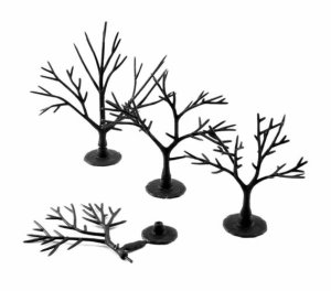 Woodland Scenics 1121 - Tree Armatures - Deciduous - 2 - 3in (57/pk)