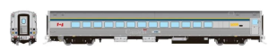 Rapido 115134 HO Budd Small Window Coach: VIA Rail - HEP2 Coach Scheme: #4106