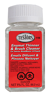 Testors Corp 1156 - Model Master - Enamel Thinners - Clear 1.75oz