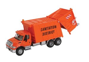 Walthers 11770 HO SceneMaster International(R) 7600 Garbage Truck - Assembled -- Sanitation Distr...