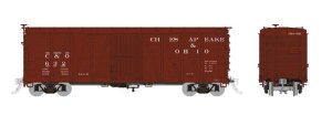 Rapido 142004-1- HO USRA Single-Sheathed Boxcar: C&O #632 