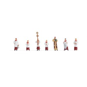 Noch 15410 - HO Priest and Altar Servers (7 pkg) 